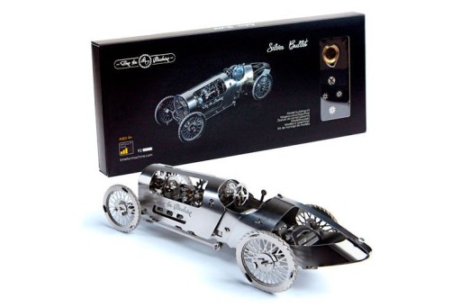 3D Metal Construction Kit, Silver Bullit, Time for Machine, T4M38015, 15.1x5.7x4.4 cm