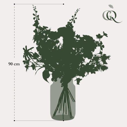 Kunstbloemen - Boeket XL - Electric Love - 90cm