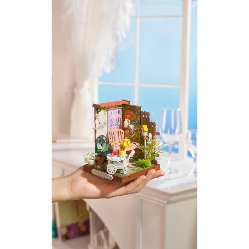 Robotime, DIY Huisje Fancy Tea Yard, DS038, 11x10x10,5cm