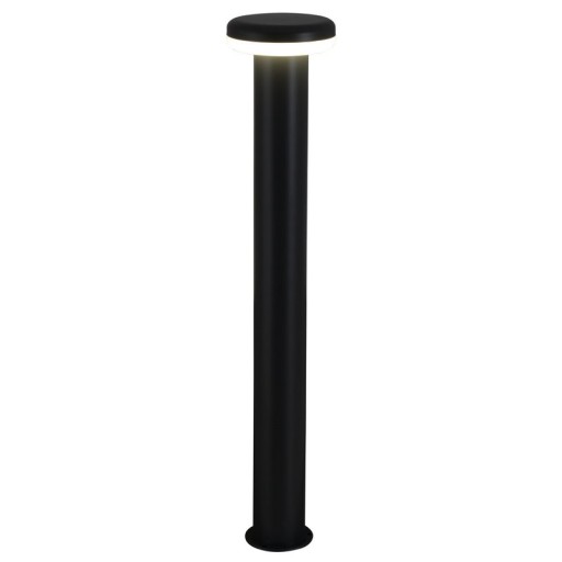 LED outer socket light "mushroom", made of metal and plastic in anthracite, with integrated LED
