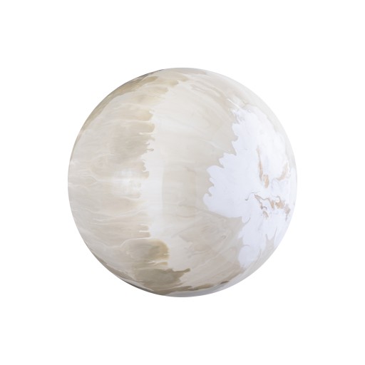 Sufyan Cream Enamel Round Iron Wall Ball SV3