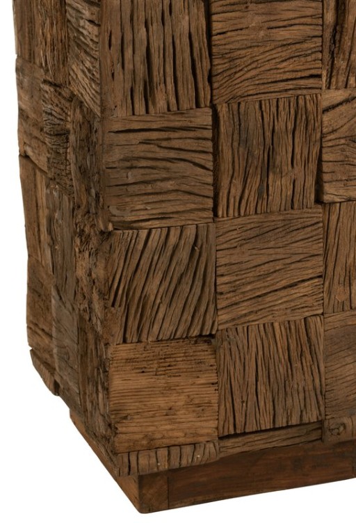 J-Line plinth - wood - natural - medium