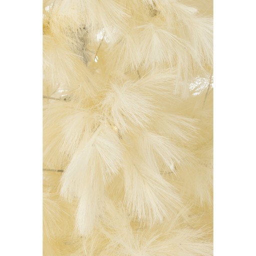 J-Line Kerstboom 400 Led Pampa Metaal Ecru