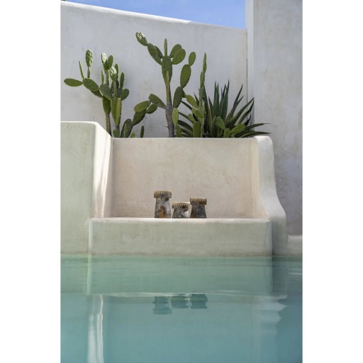 The Pretty Candle Holder - Antiek Grijs - M