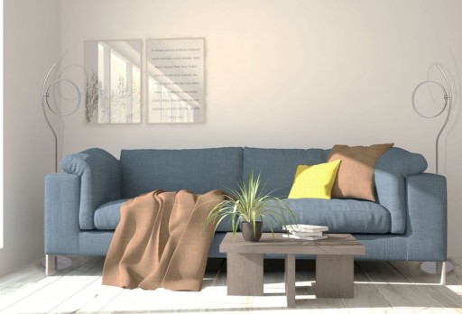 LED standing lamp "Loop Line" 150 cm high, with integrated LED stripe, made of metal and plastic