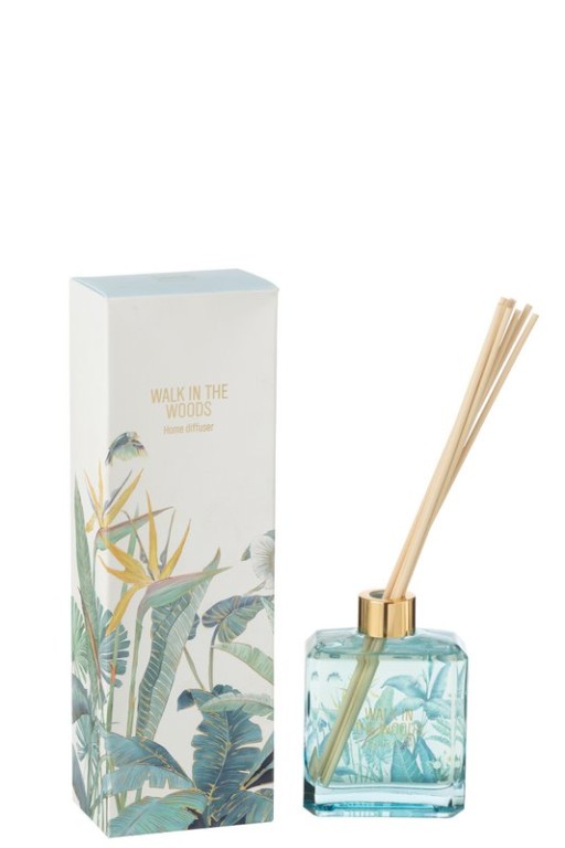 J-Line Geurolie Walk In The Woods Wax Blauw-180Ml