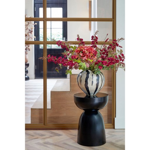 Elliot Bijzettafel - H45 x Ø32 cm - IJzer - Zwart