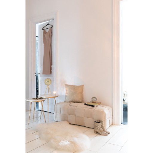 J-Line klok Triepod - metaal - goud - small - Ø 15 cm