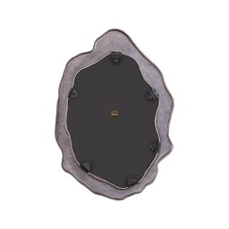 Morina Black Alu Mirror Organic Oval Shape