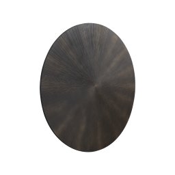 Zapp Black MDF Carved Wallpanel Gold Round