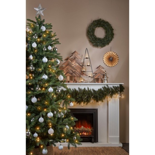 Brampton Kunstkerstboom met LED Verlichting - H185 x Ø127 cm - Groen