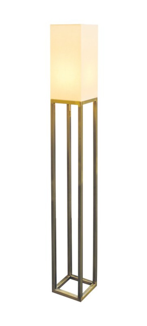 Standing lamp H: 150cm beige "Alfa"