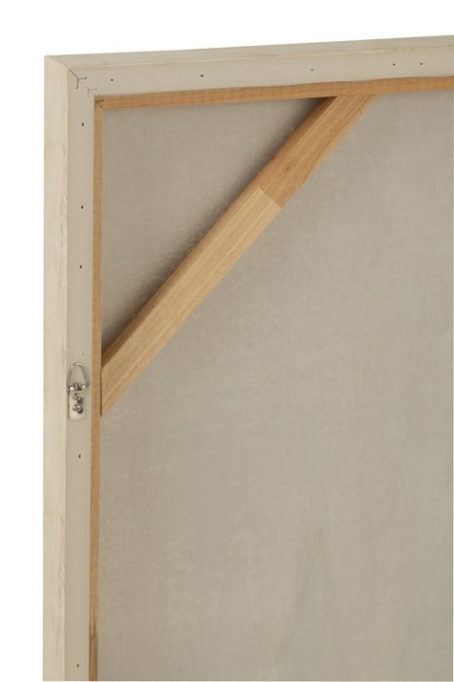 J-Line Painting Tog Acrylic Paint/Canvas White/Brown