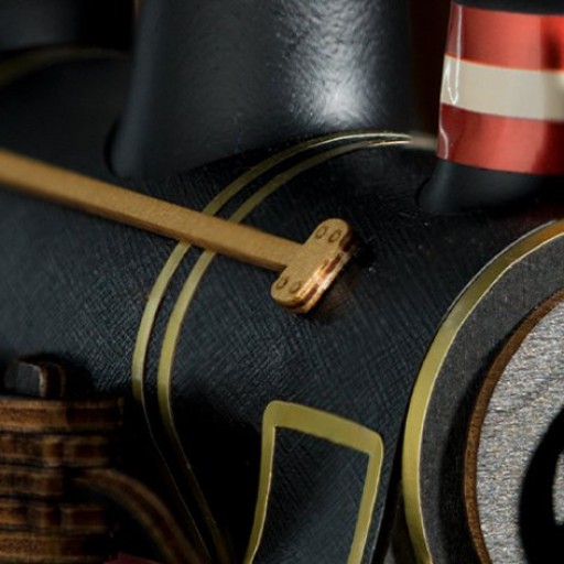 DIY 3D Wooden Model Construction Package, Steam Journey, Robotime, TGS01, 37.6x11.3x14.5cm