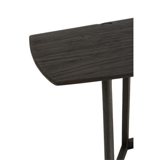 J-Line Console Maty Exotiek Hout Zwart