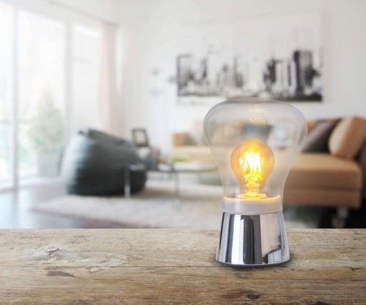 Glass table lamp "Kerry" h: 21cm