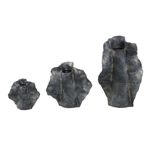 Aleigha Black Ceramic Organic Shaped Vase M