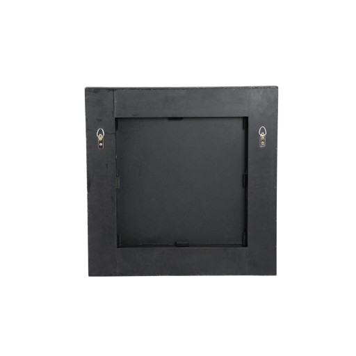 Tiess Brown Wooden Veneer Mirror Straight Frame