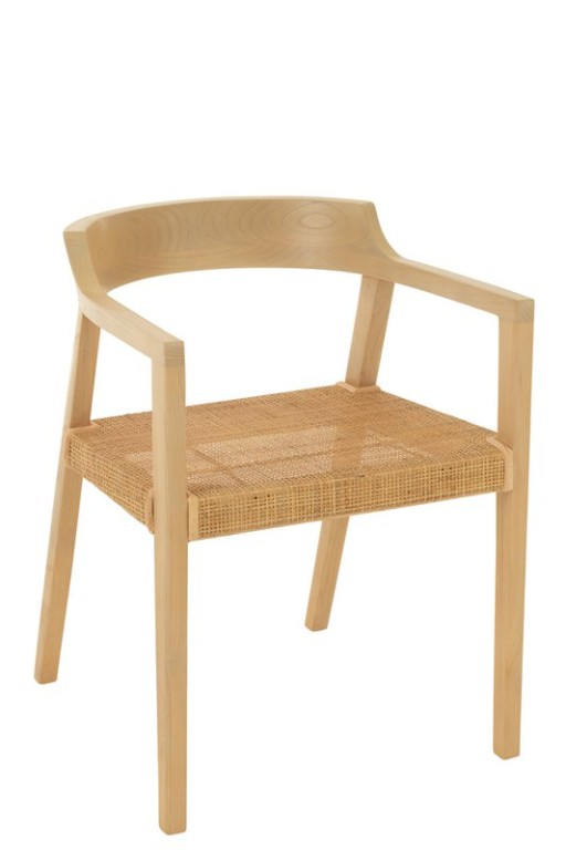 J-Line chair Square Open Sungkai - wood - natural