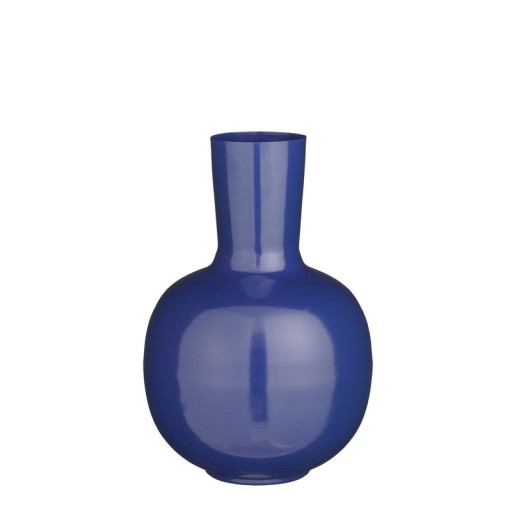 Dara Vase - H42 x Ø28 cm - Metal - Blue