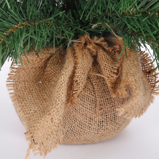 Alpine Kunstkerstboom in Jute - H90 x Ø66 cm - Groen