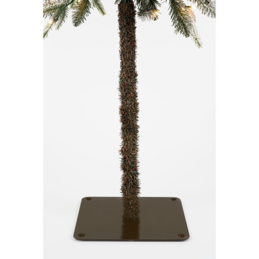 Lodge Kunstkerstboom met Verlichting en Timer- en Dimfunctie - H155 x Ø48 cm - Groen
