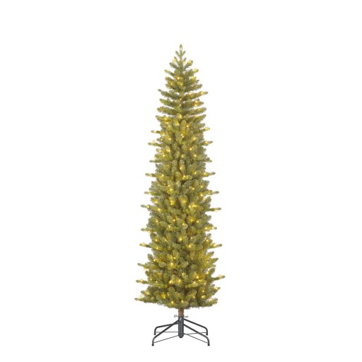 Harma Smalle Kunstkerstboom LED 215 cm Groen | Pilaarvormig & Vol - Product afbeelding