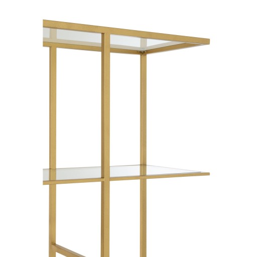 J-Line rek - ijzer/glas - goud