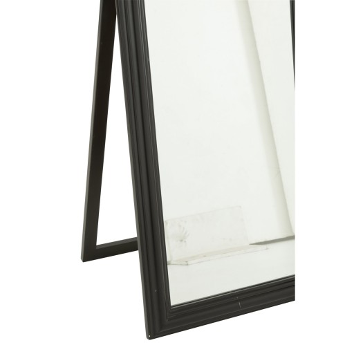 J-Line spiegel Emi - hout - zwart