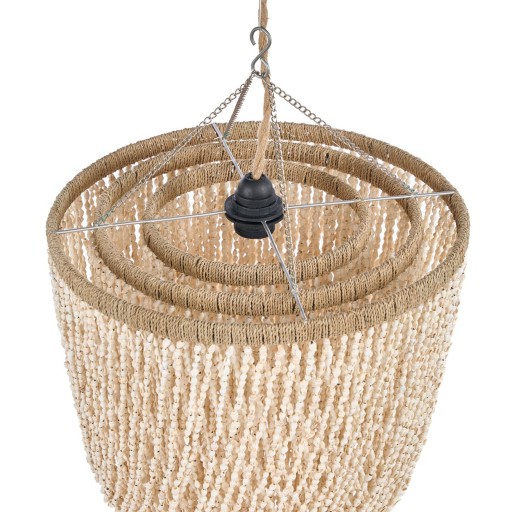 De Lagoon Shell Kroonluchter - Naturel - L