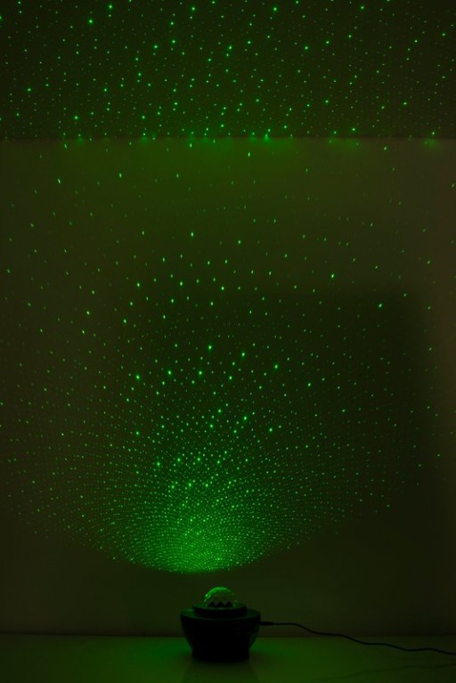 Atmospheric Galaxy LED projector, decorative lighting made of plastic, colorful, integrated LED, for inside