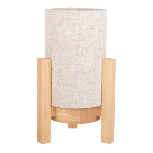 Cordial lamp "Madita" 25 cm high, in white/nature, with integrated LED, dimmable with touch sensor