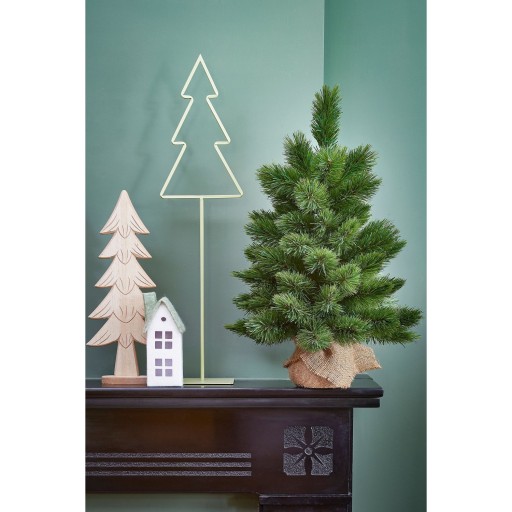 Camden Kunstkerstboom in Jute - H60 x Ø43 cm - Groen