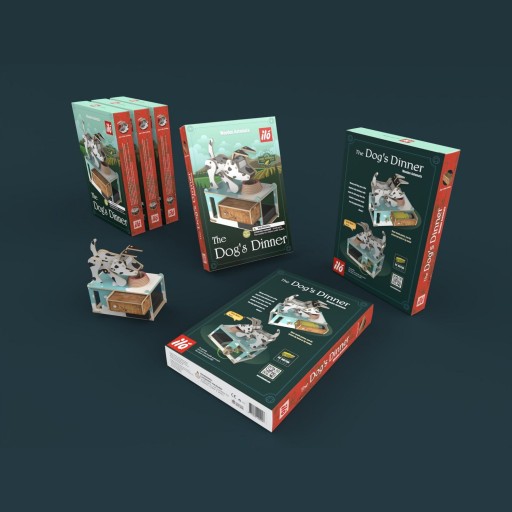 Ilo Build 3D Mechanische Houten Modelbouw The Dogs Dinner, 0220, 12,5x13x13,5cm