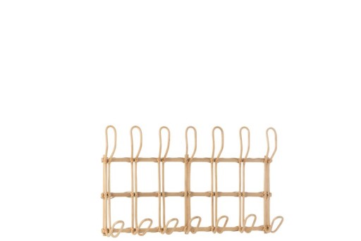 J-Line coat rack - jute - natural