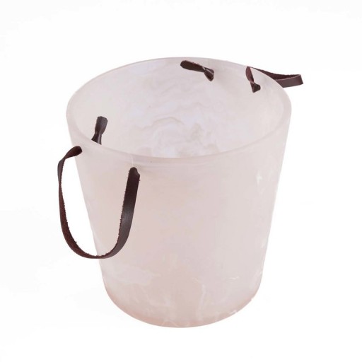 The Resin Ice Bucket - Pink White