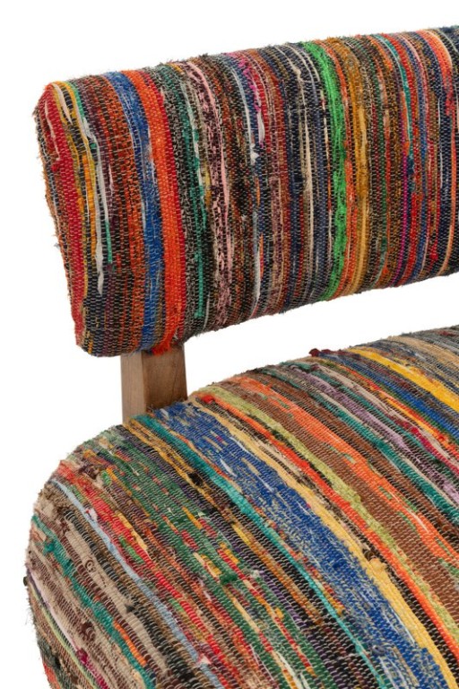 J-Line Sofa 2 Persons Chindi Wood/Textile Mix
