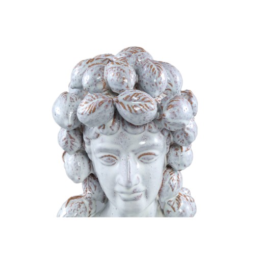 Alani White Glazed Ceramic Statue Of Women Head C