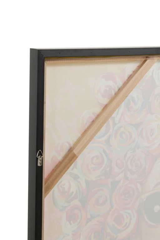 J-Line wall decoration Graffiti Woman Lipstick - canvas/paint - mix