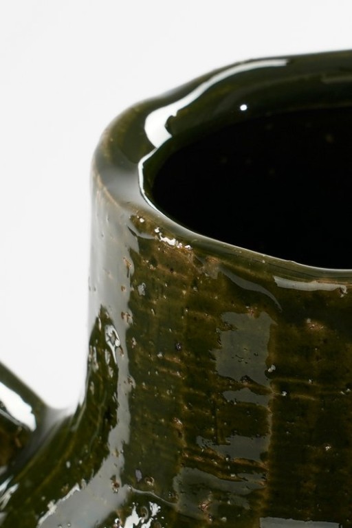 Elena Vase - H34 x Ø26 cm - Ceramic - Green