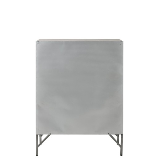 J-Line kast - 9 deuren - metaal - zilver