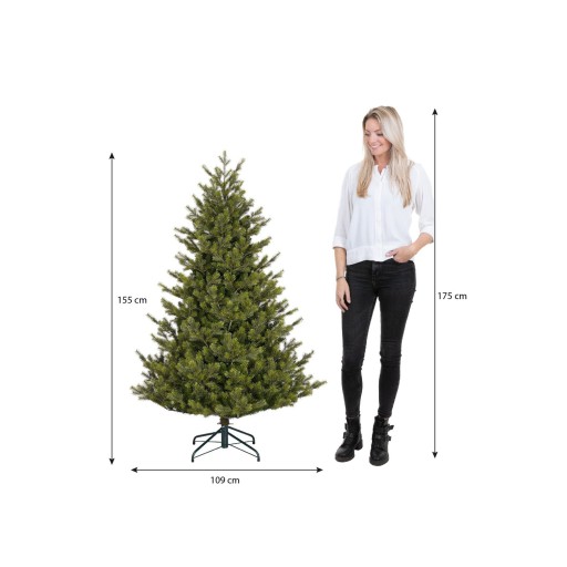 Clive Kunstkerstboom - H155 x Ø109 cm - Groen