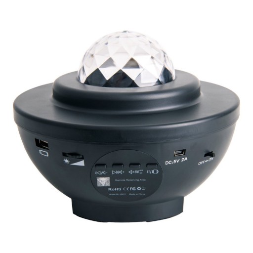 Atmospheric Galaxy LED projector, decorative lighting made of plastic, colorful, integrated LED, for inside