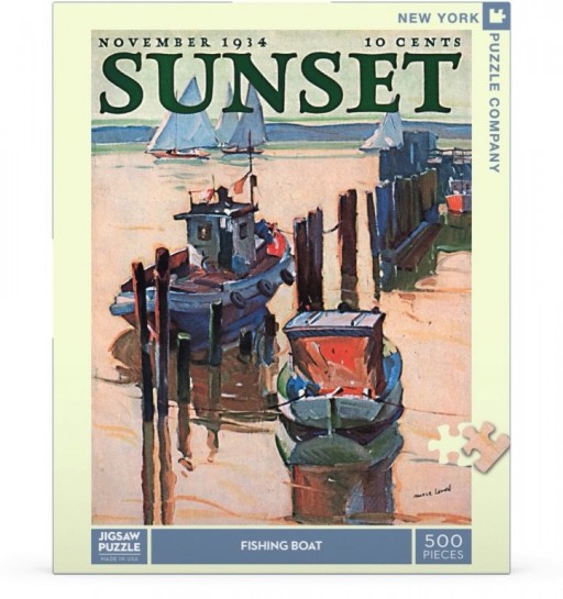 New York Puzzle Company Fishing Boat - 500 pieces