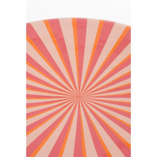 Skipper Bijzettafel - H44 x Ø32 cm - Keramiek - Roze, Oranje