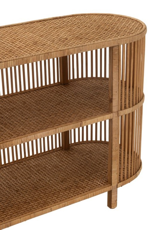 J-Line Table Exo Bamboo/Rattan Natural
