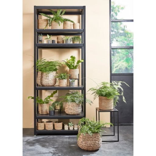 Atlantic Plantenmand - Set van 2 - H20 x Ø20 cm - Zeegras - Lichtbruin