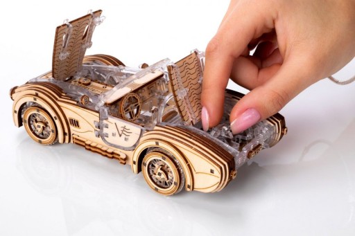 Lace Models 3D Model Building Kit, Speedster V2, AKV-02 16.4x8x5.5cm