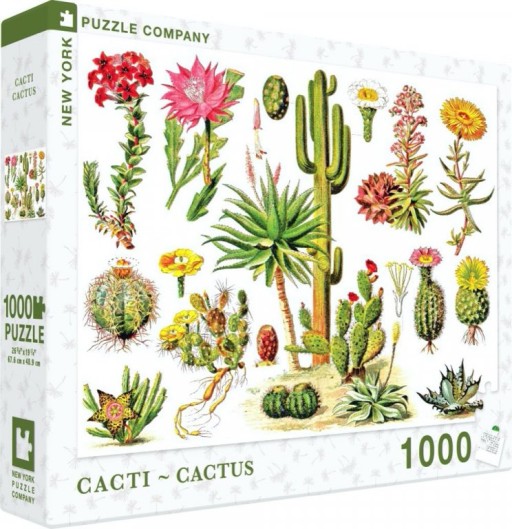 New York Puzzle Company Cacti ~ Cactus - 1000 pieces