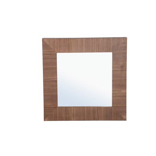 Tiess Natural Wooden Veneer Mirror Straight Frame | Wandspiegel - Product afbeelding